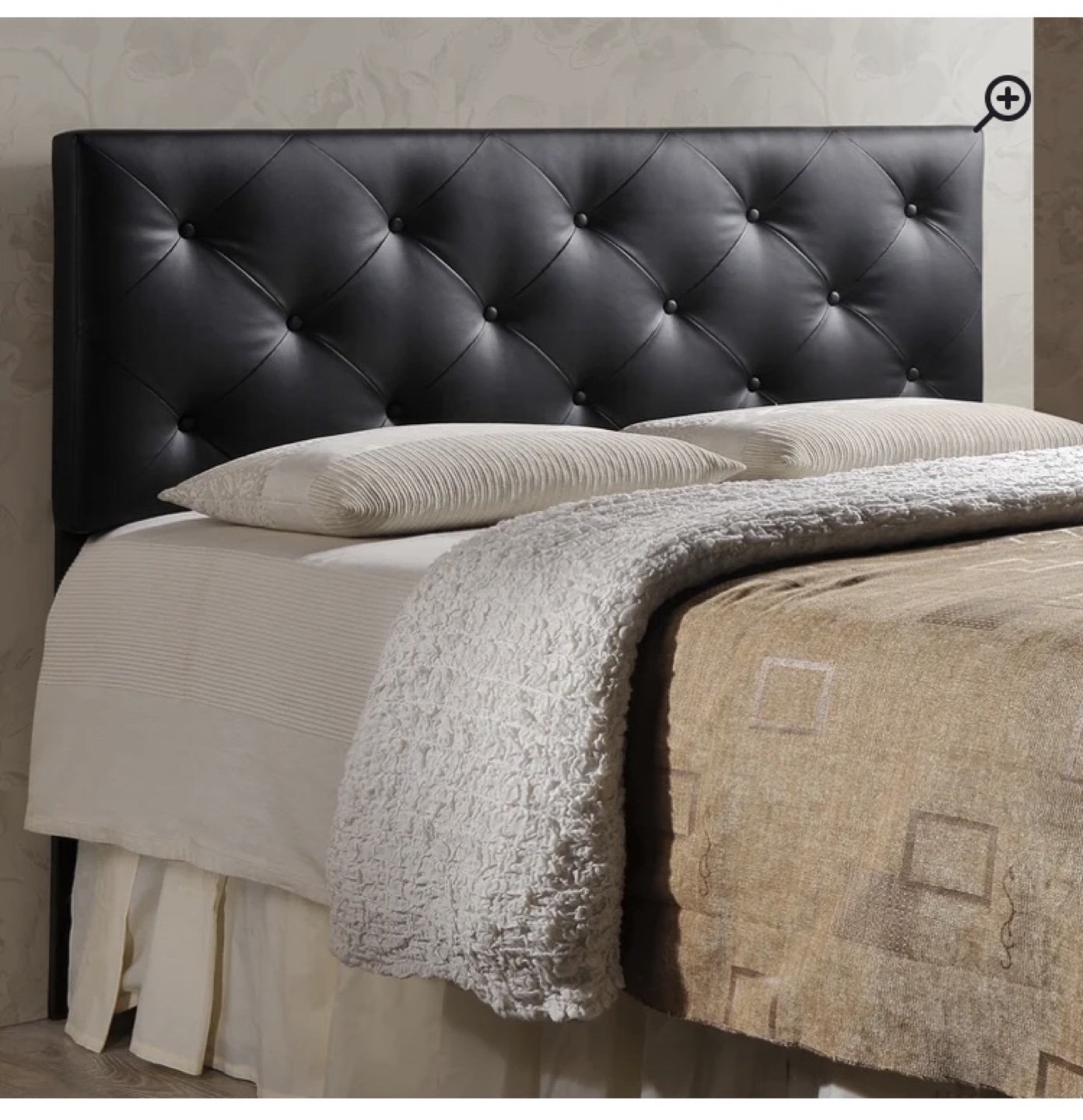 Black Queen Upholstered Headboard! - photo 2