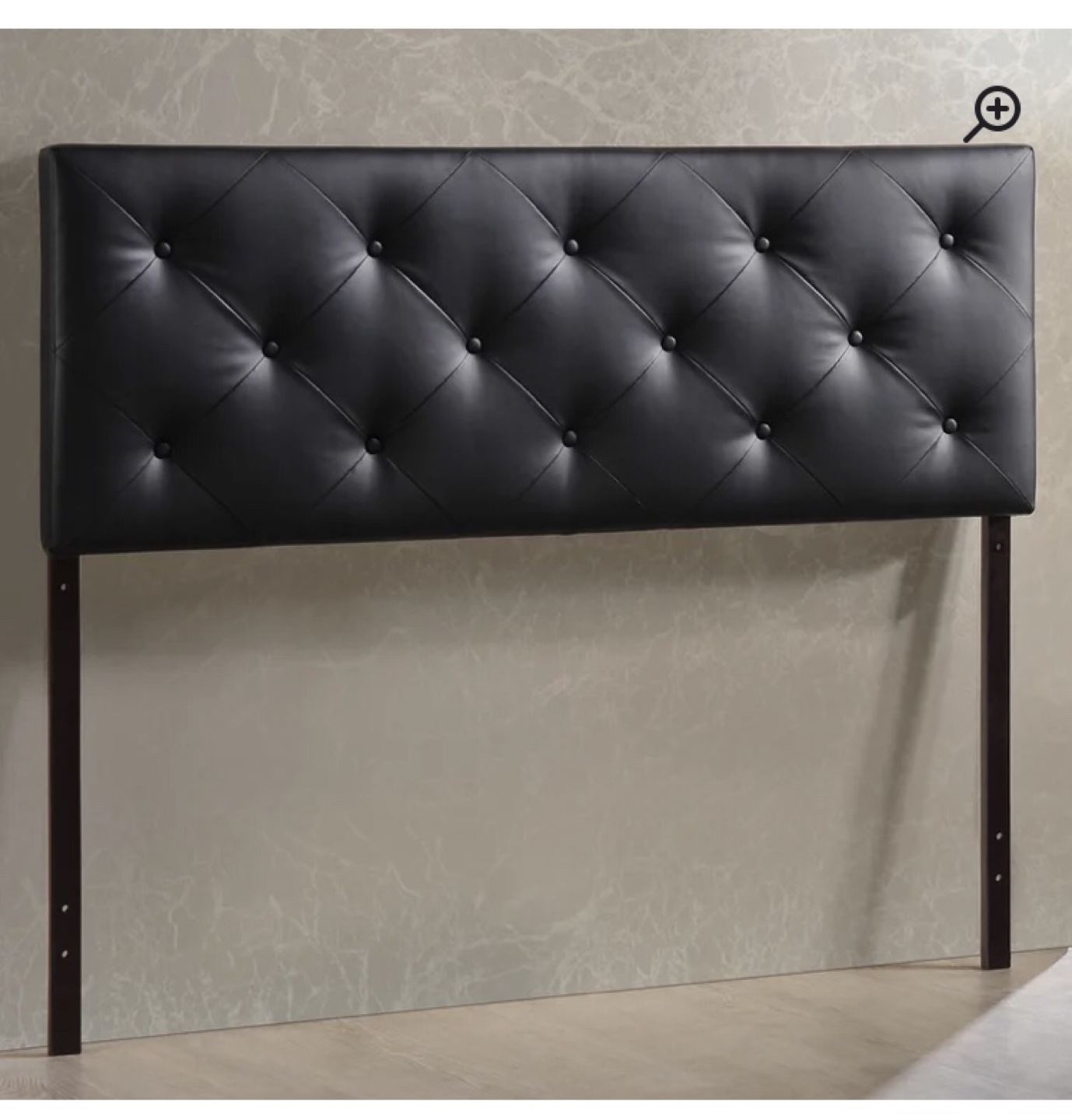 Black Queen Upholstered Headboard! - photo 3
