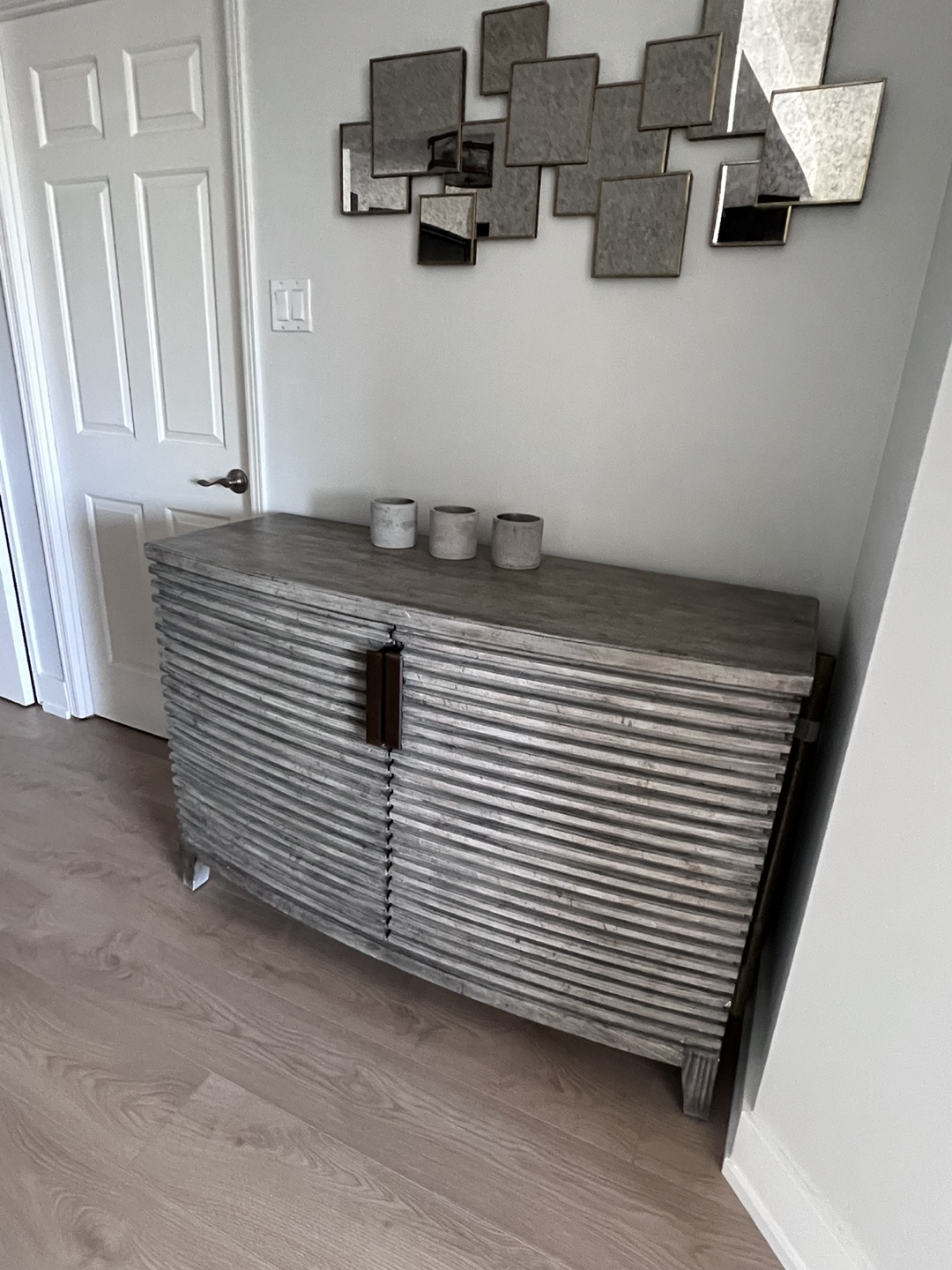 Wood Cabinet with Two Doors