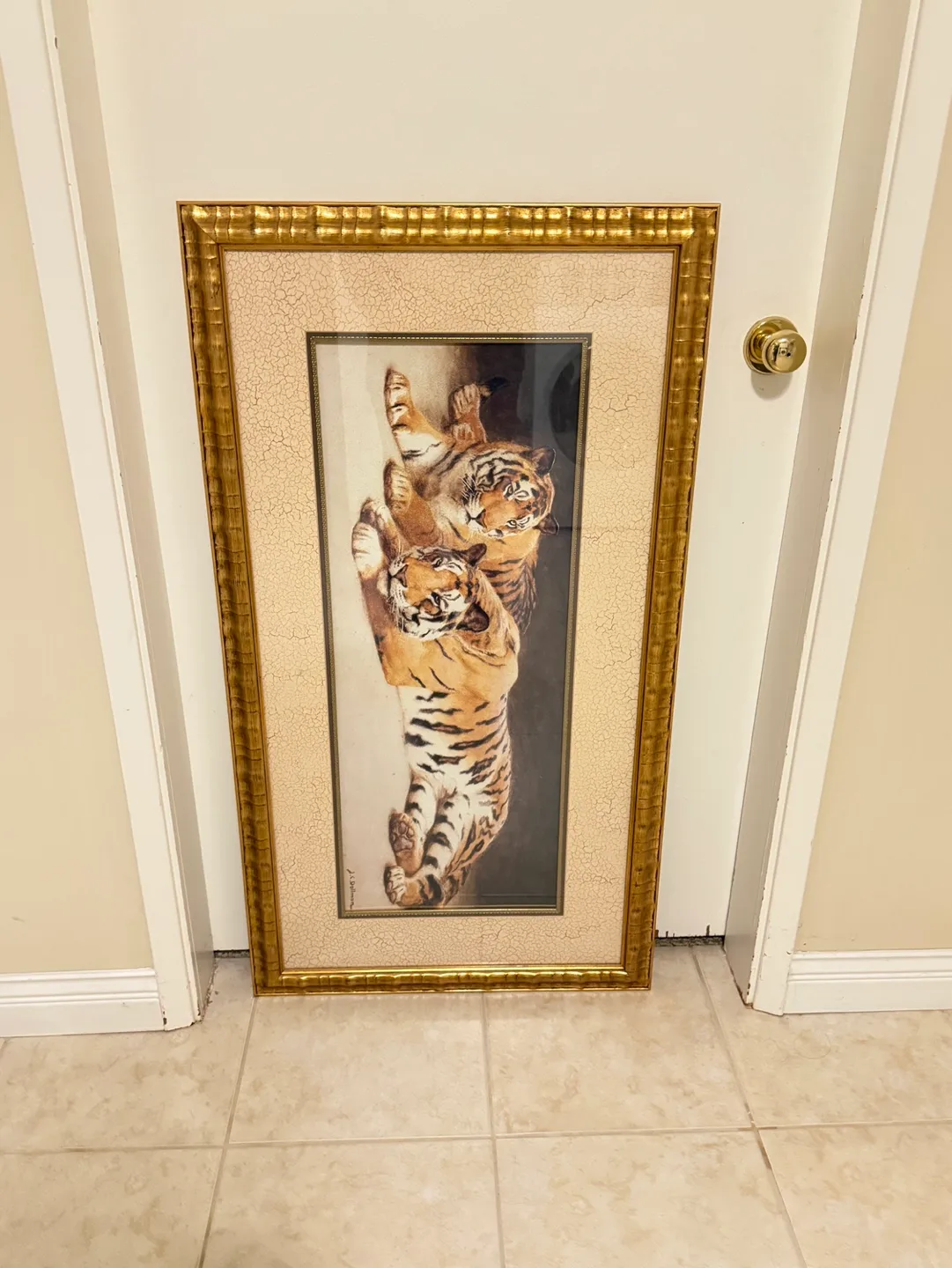 Framed Tiger Print image indicator(2)