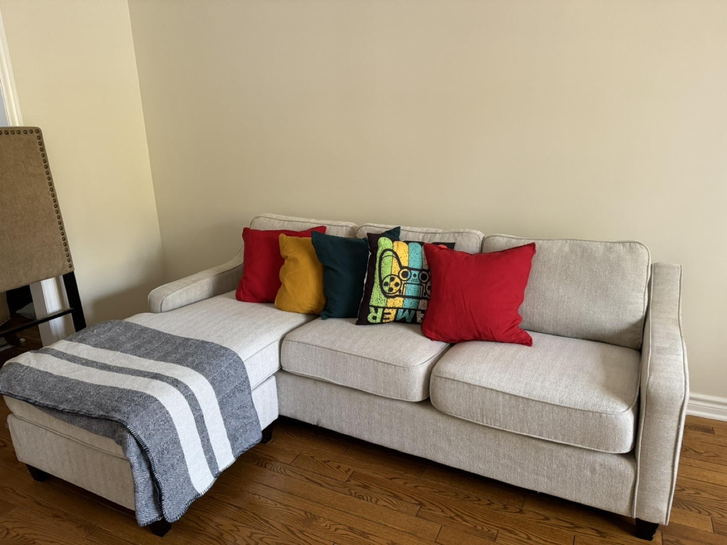 Sectional Sofa with Storage Ottoman - photo 2