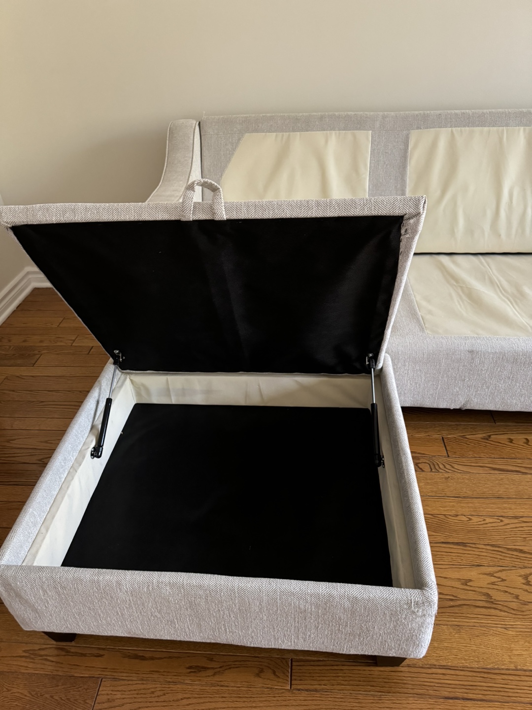 Sectional Sofa with Storage Ottoman - photo 5