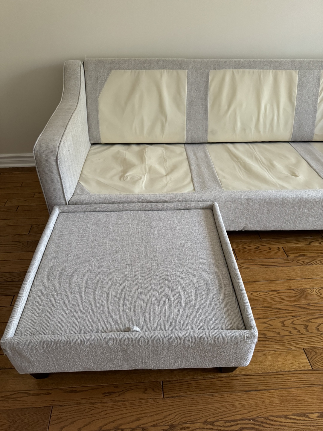 Sectional Sofa with Storage Ottoman - photo 4