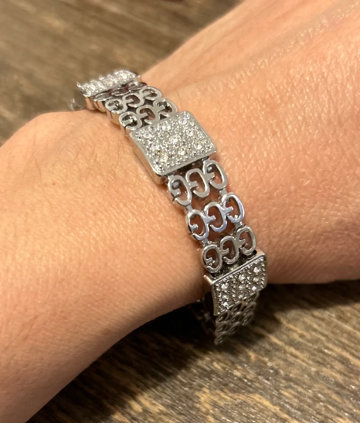 Silver Tone Bracelet #freecycle image indicator(7)