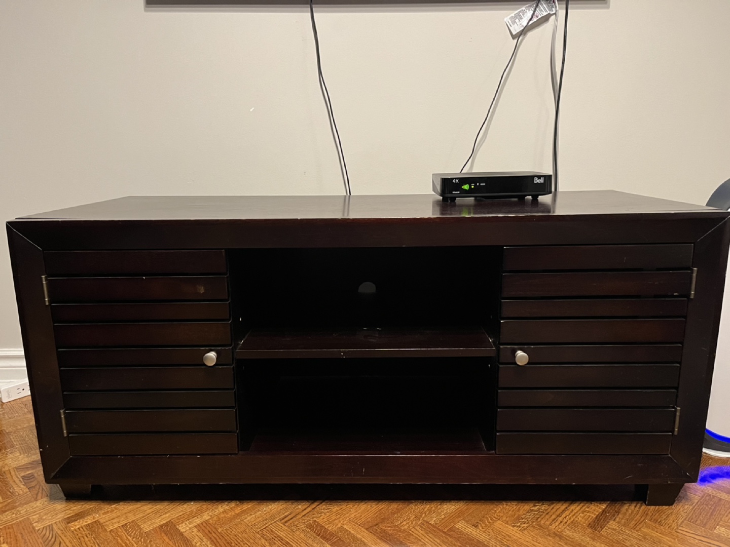 Dark Wood TV Stand