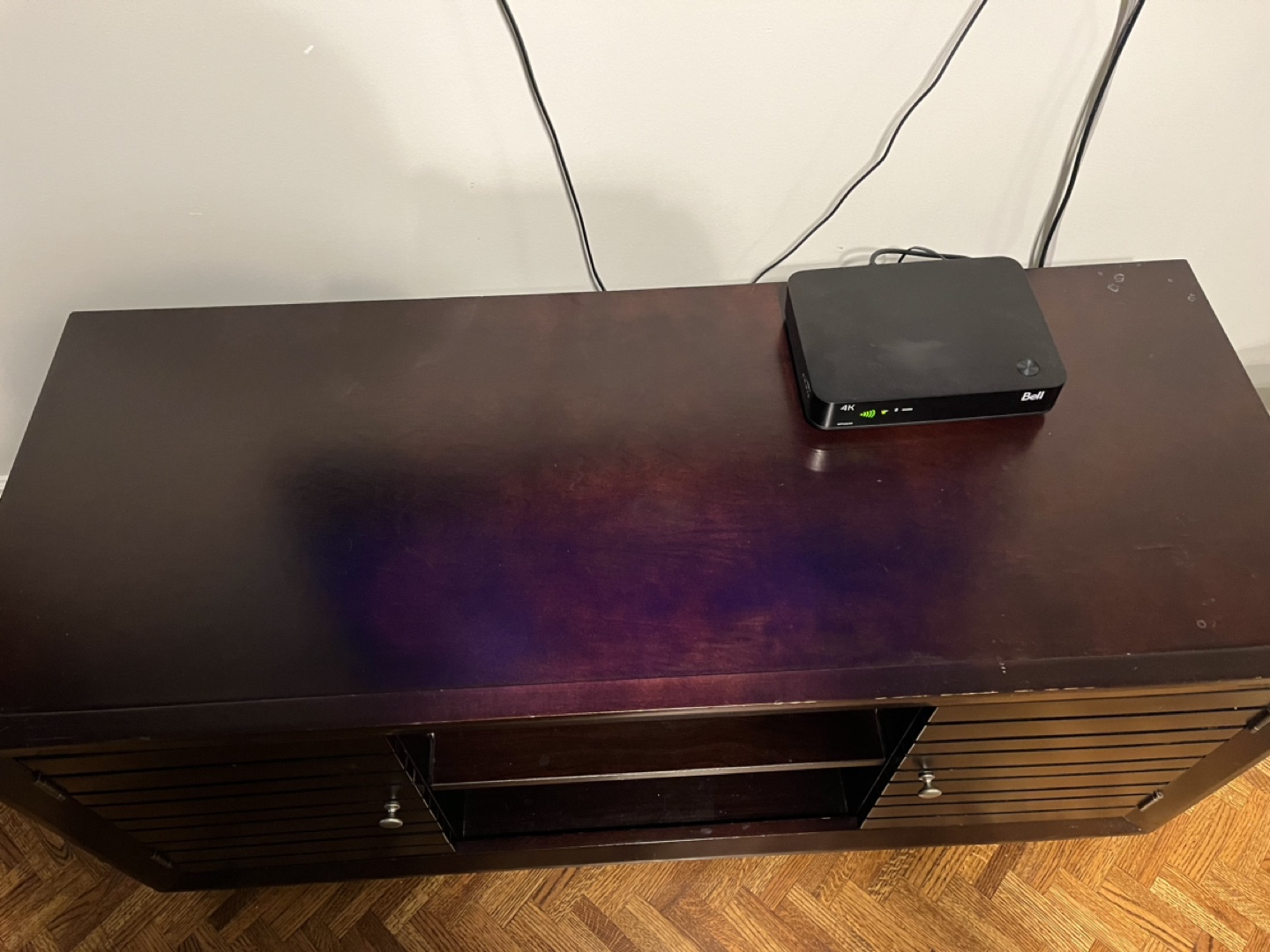 Dark Wood TV Stand - photo 3