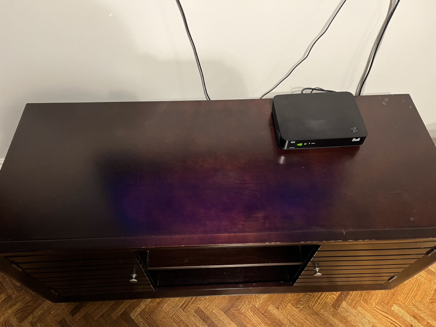 Dark Wood TV Stand - photo 2