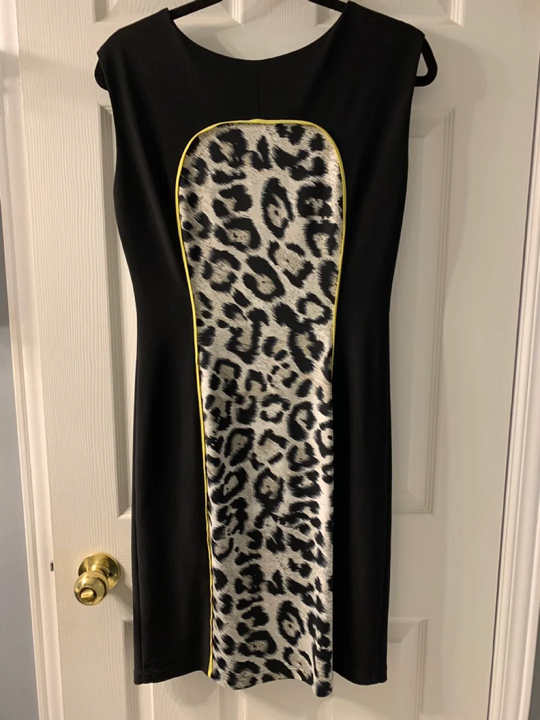 PRICE DROP Joseph Ribkoff Leopard Print Dress image indicator(3)