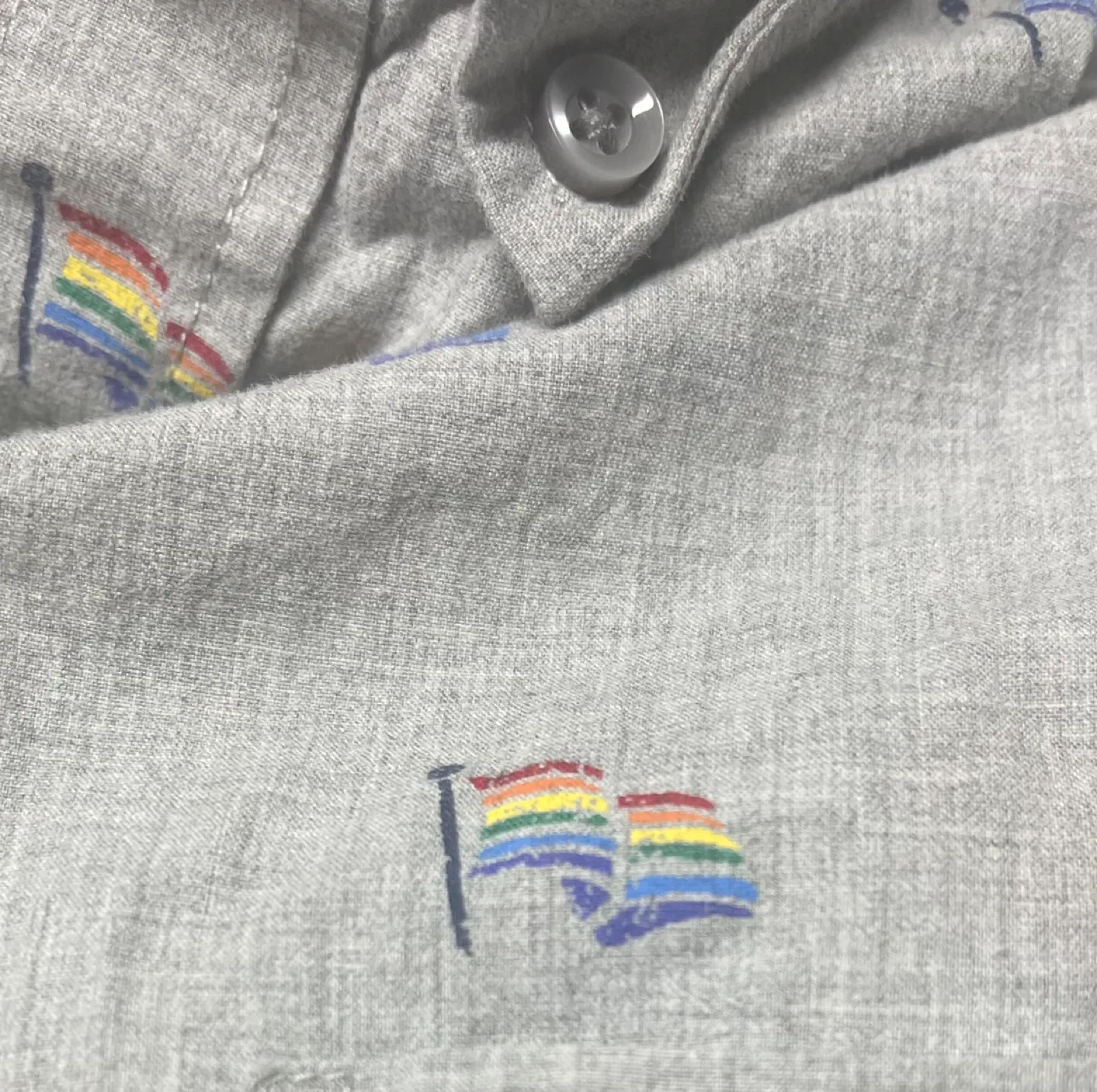Rainbow Flag Button Up Shirt image indicator(2)