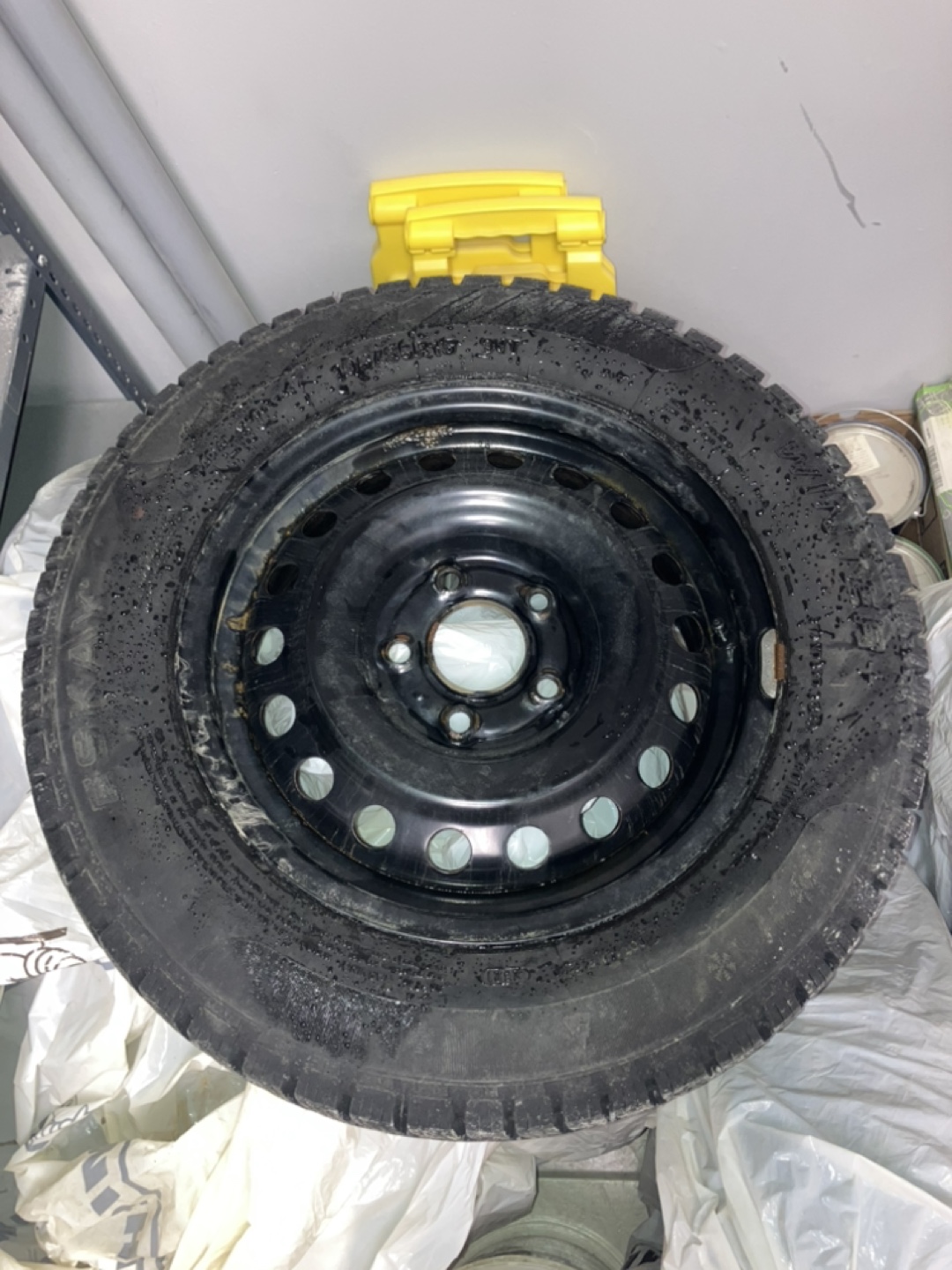 Winter Tires & Steel Wheels -195/65R15 Eskay Winter+,$400 for 4