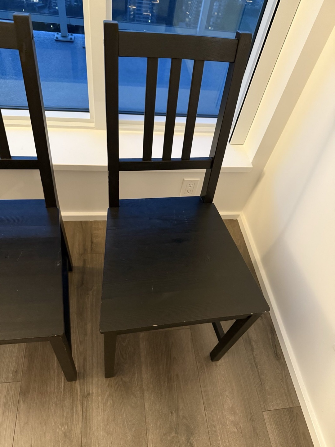 IKEA 4-piece dining set - black - photo 4