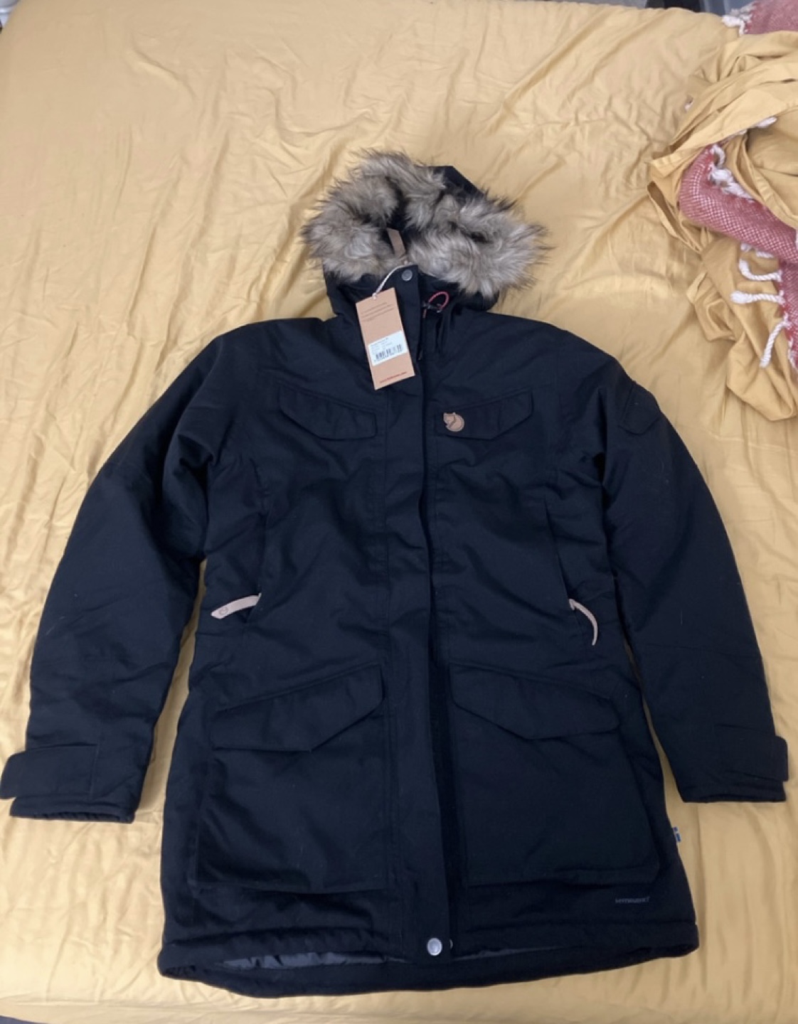 New w/ Tags: Women’s Fjällräven Nuuk Parka  - Black, Size XS - photo 2