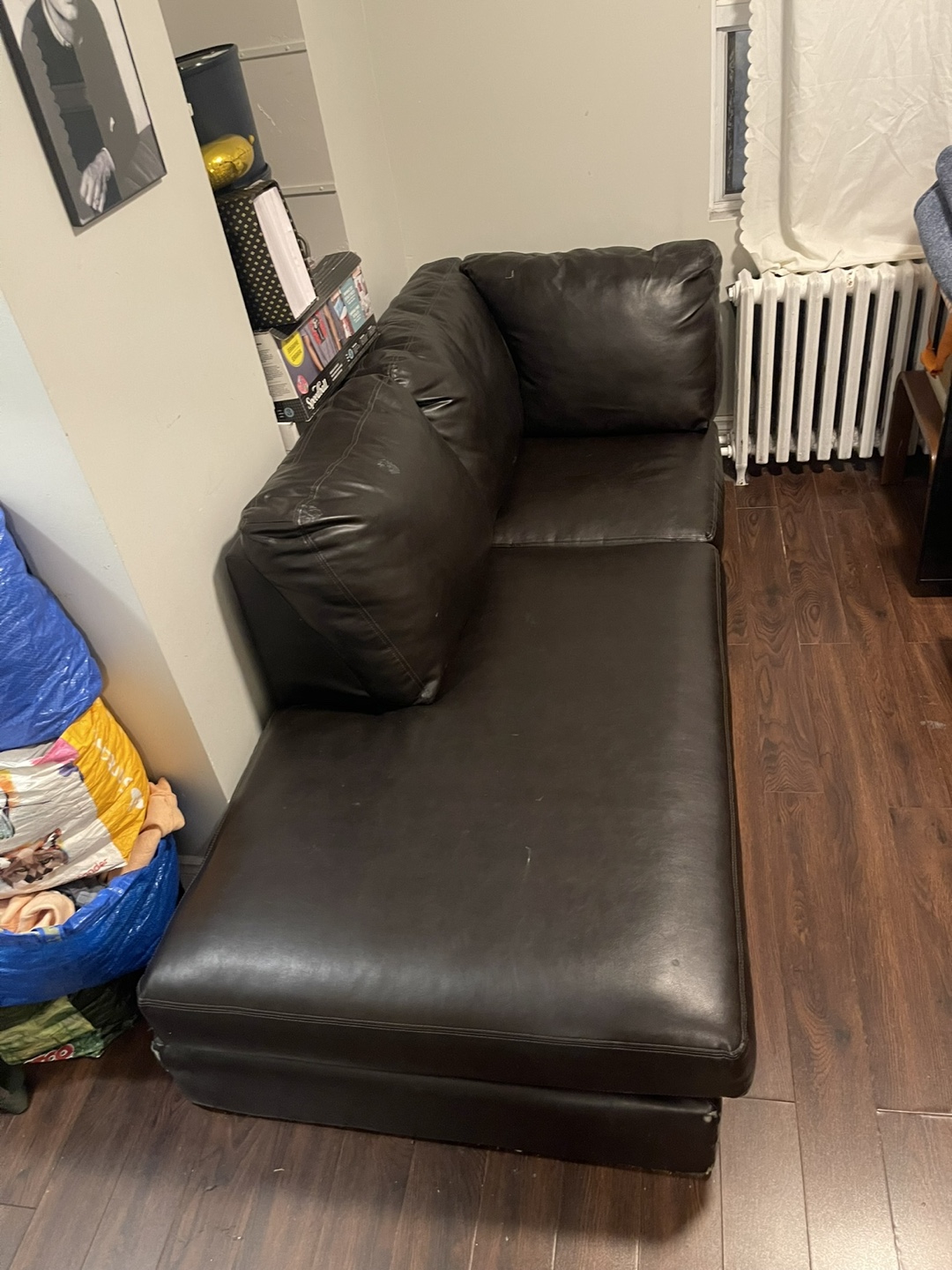 Brown Leather Sectional Sofa