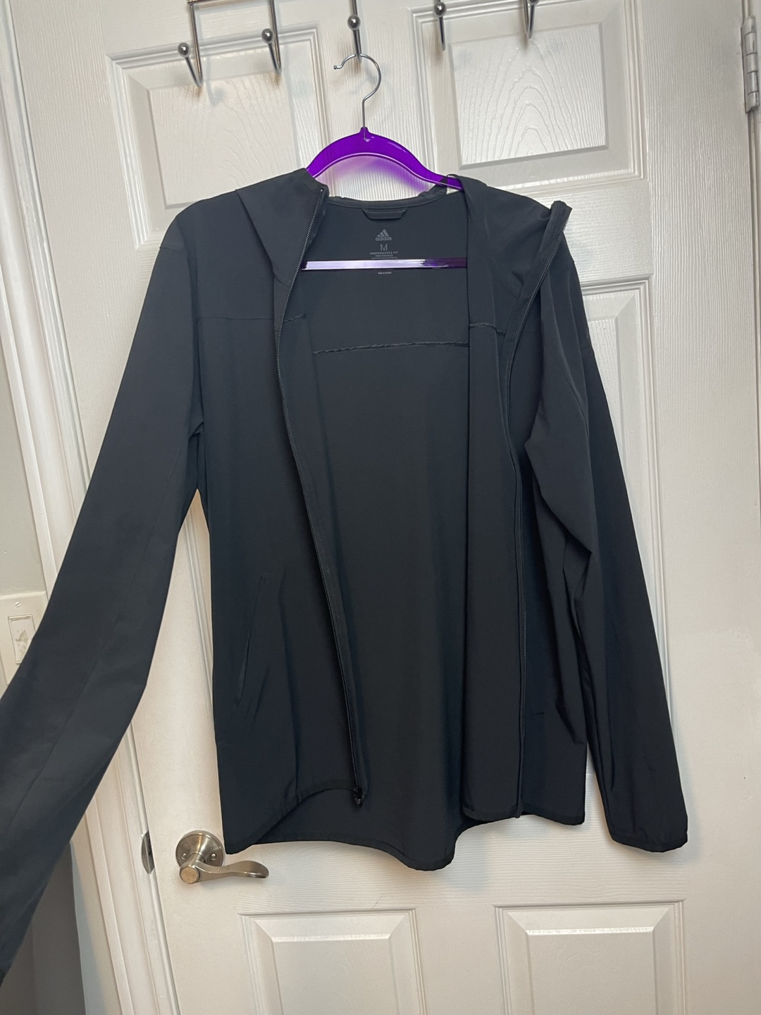Adidas Men's Performance Fit Black Jacket