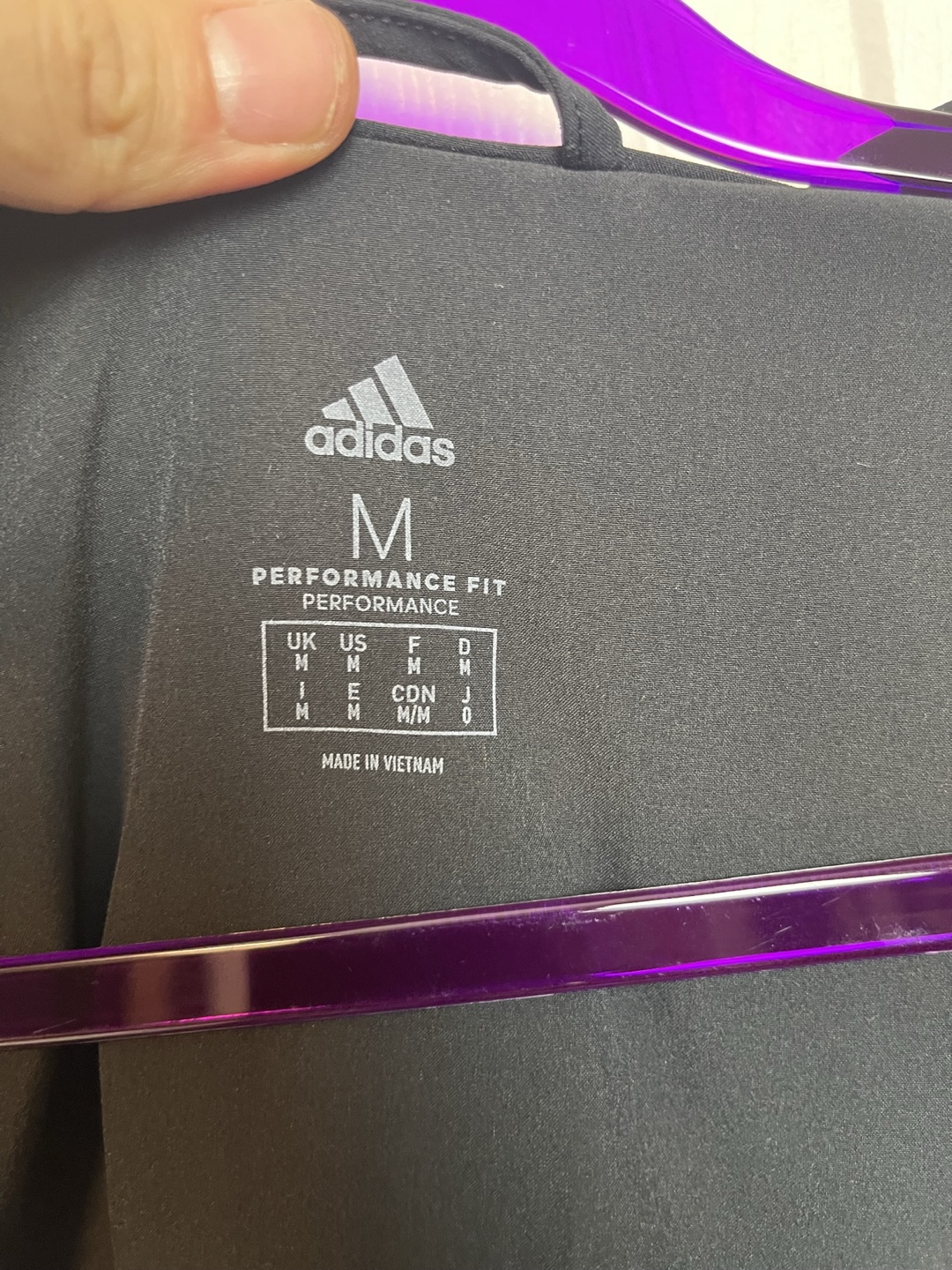 Adidas Men's Performance Fit Black Jacket - photo 3