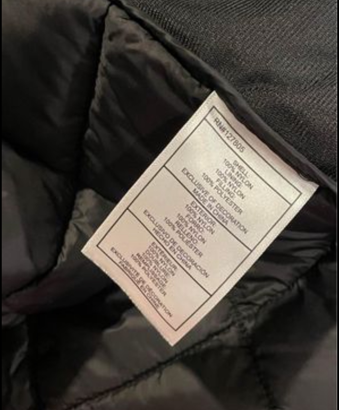 Reebok Black Puffer Jacket - photo 5