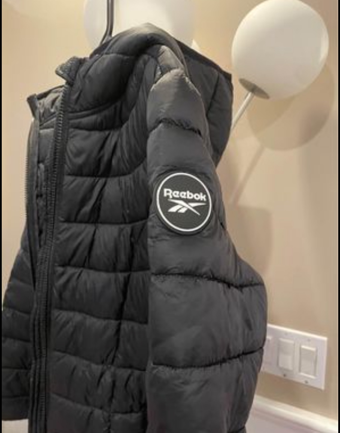 Reebok Black Puffer Jacket - photo 3