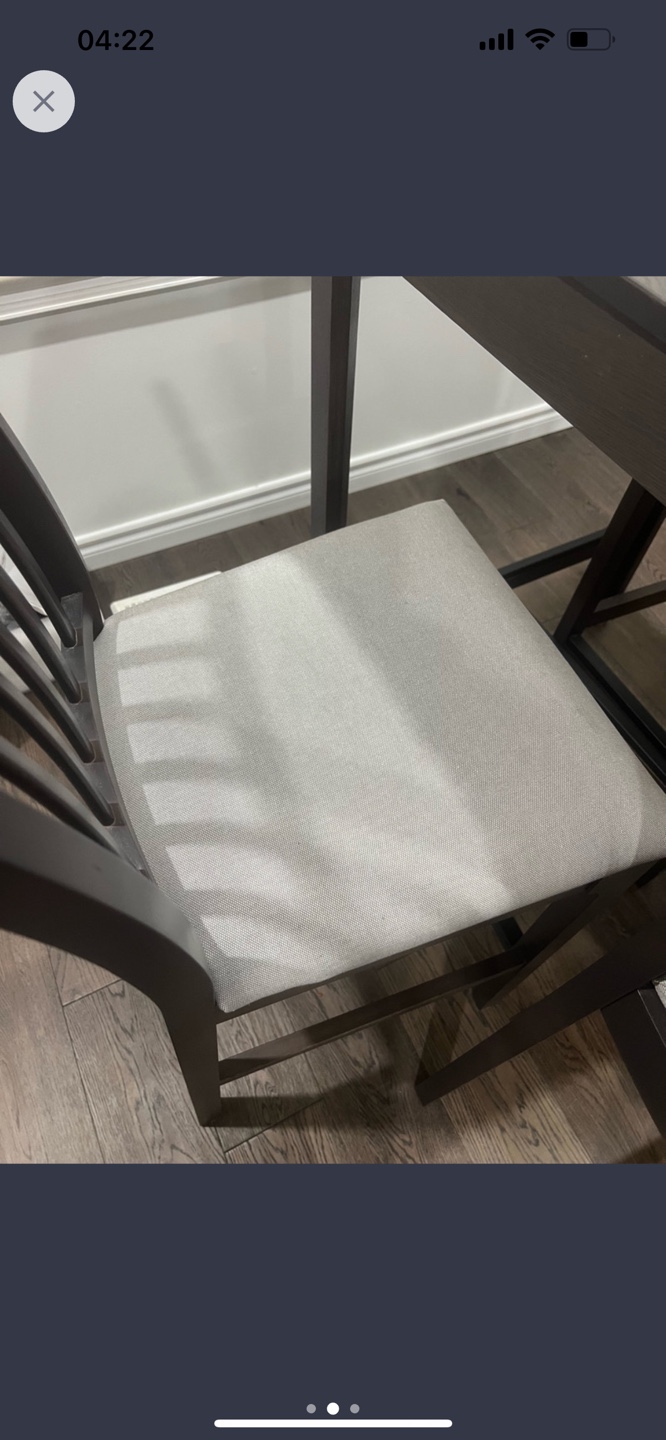 IKEA Dining high Table Set with Four Chairs - photo 3