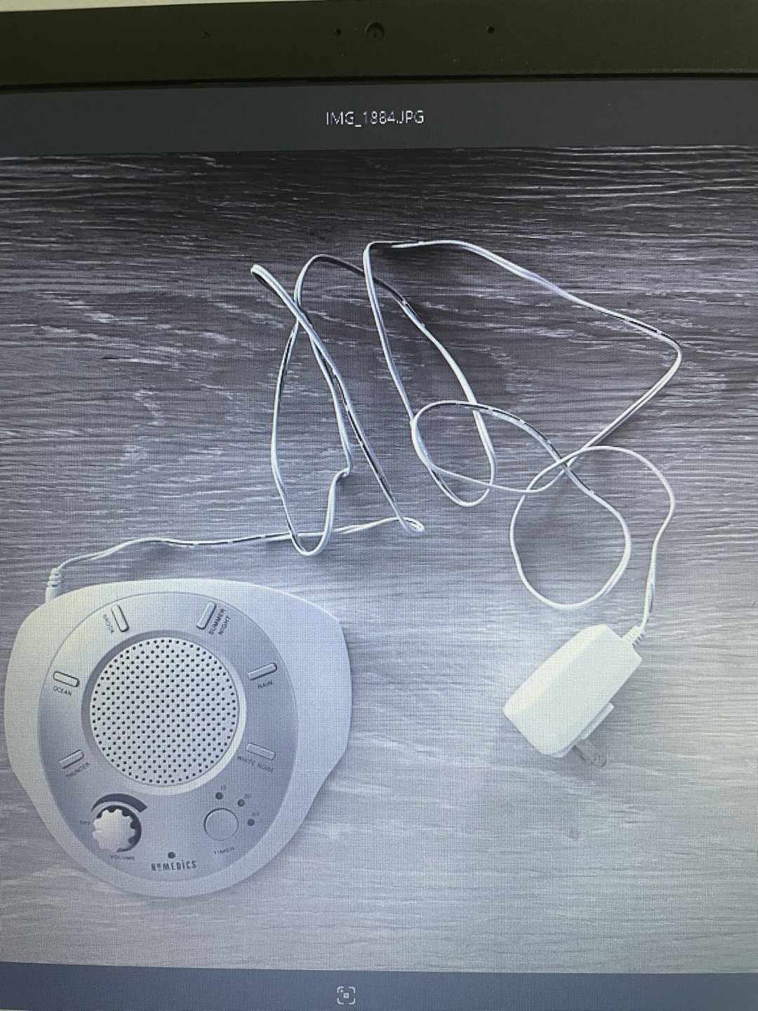 Homedics Sound Machine