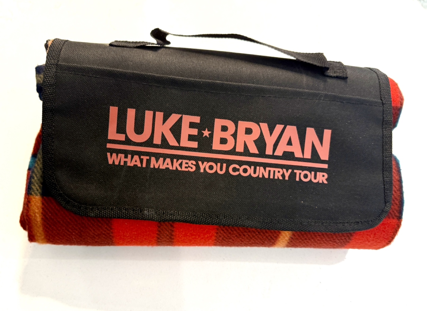 Luke Bryan souvenir  Tour Picnic Blanket