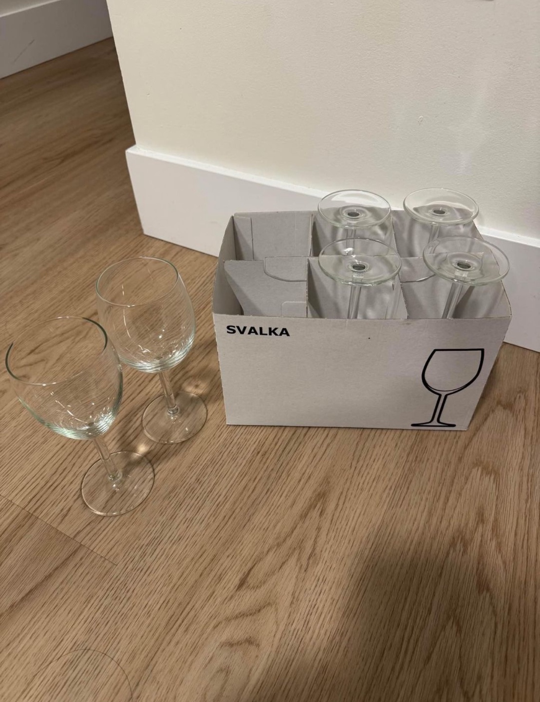 IKEA SVALKA Wine Glasses