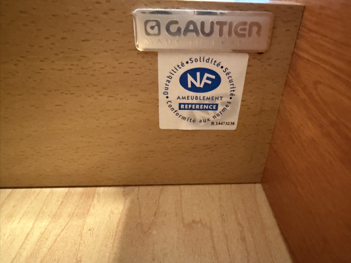 Gautier Wooden Cabinet with Glass Top - photo 3