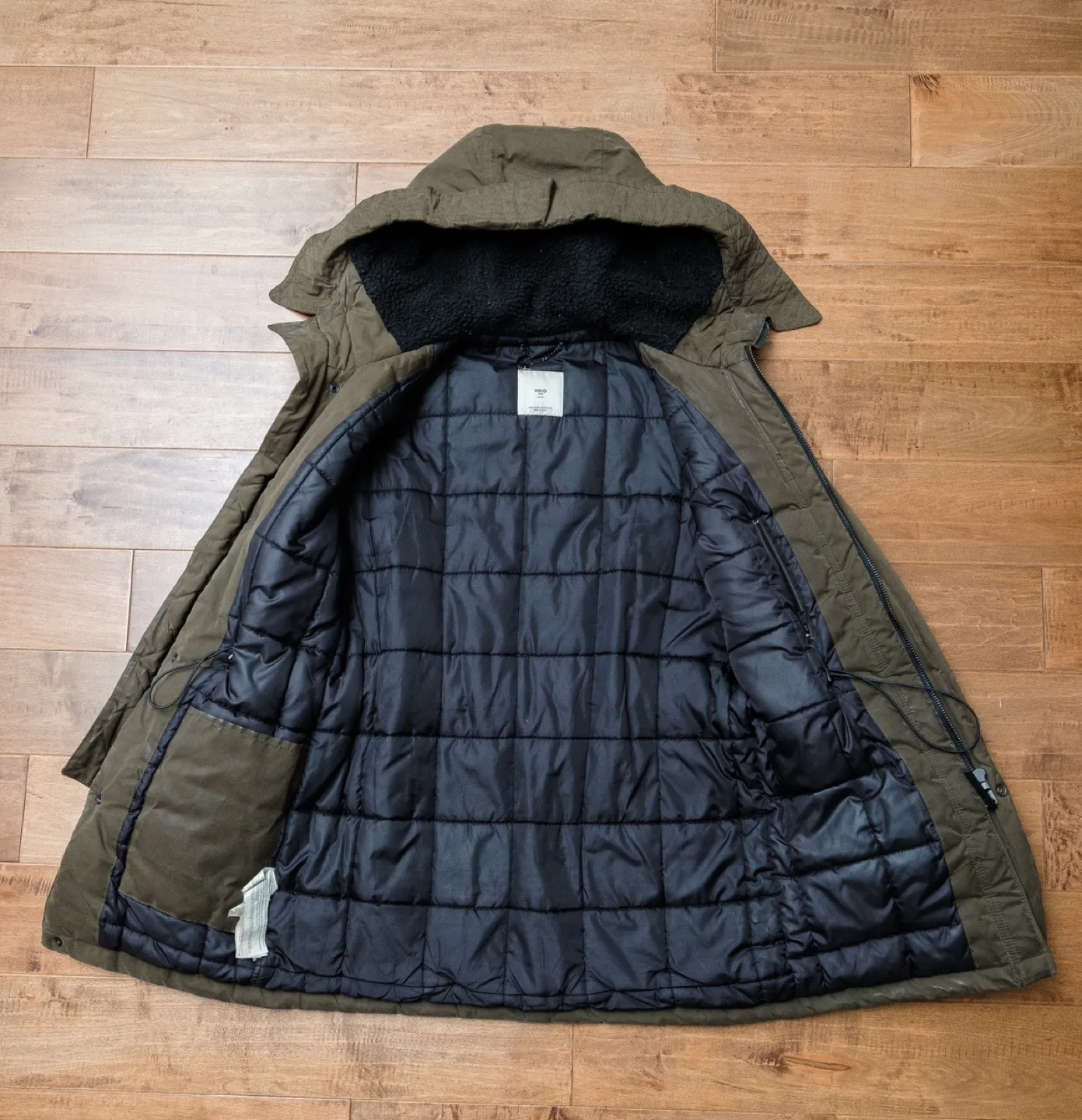 Military Green Winter Parka Jacket image indicator(3)