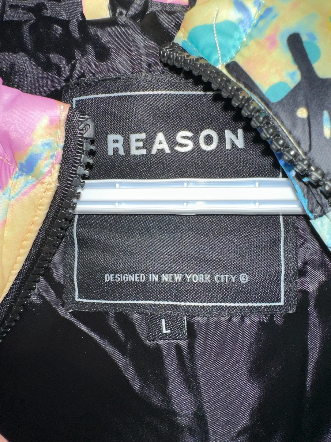 Reason Smiley Face Puffer Jacket image indicator(3)