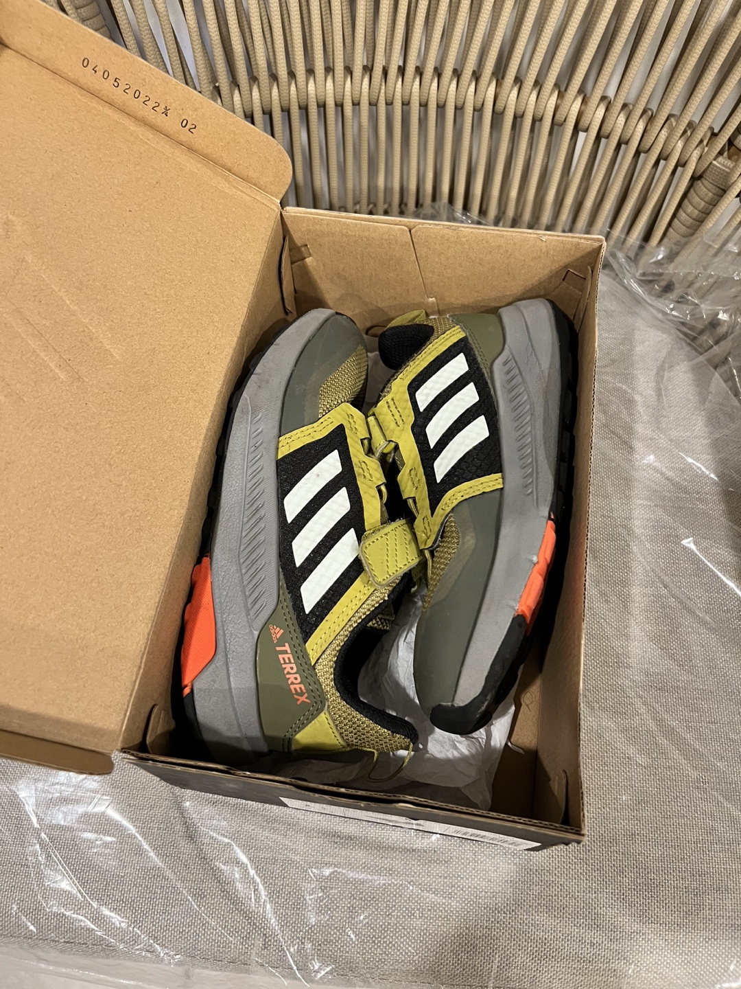 Adidas Terrex Trailmaker CF K Hiking Shoes Size 1