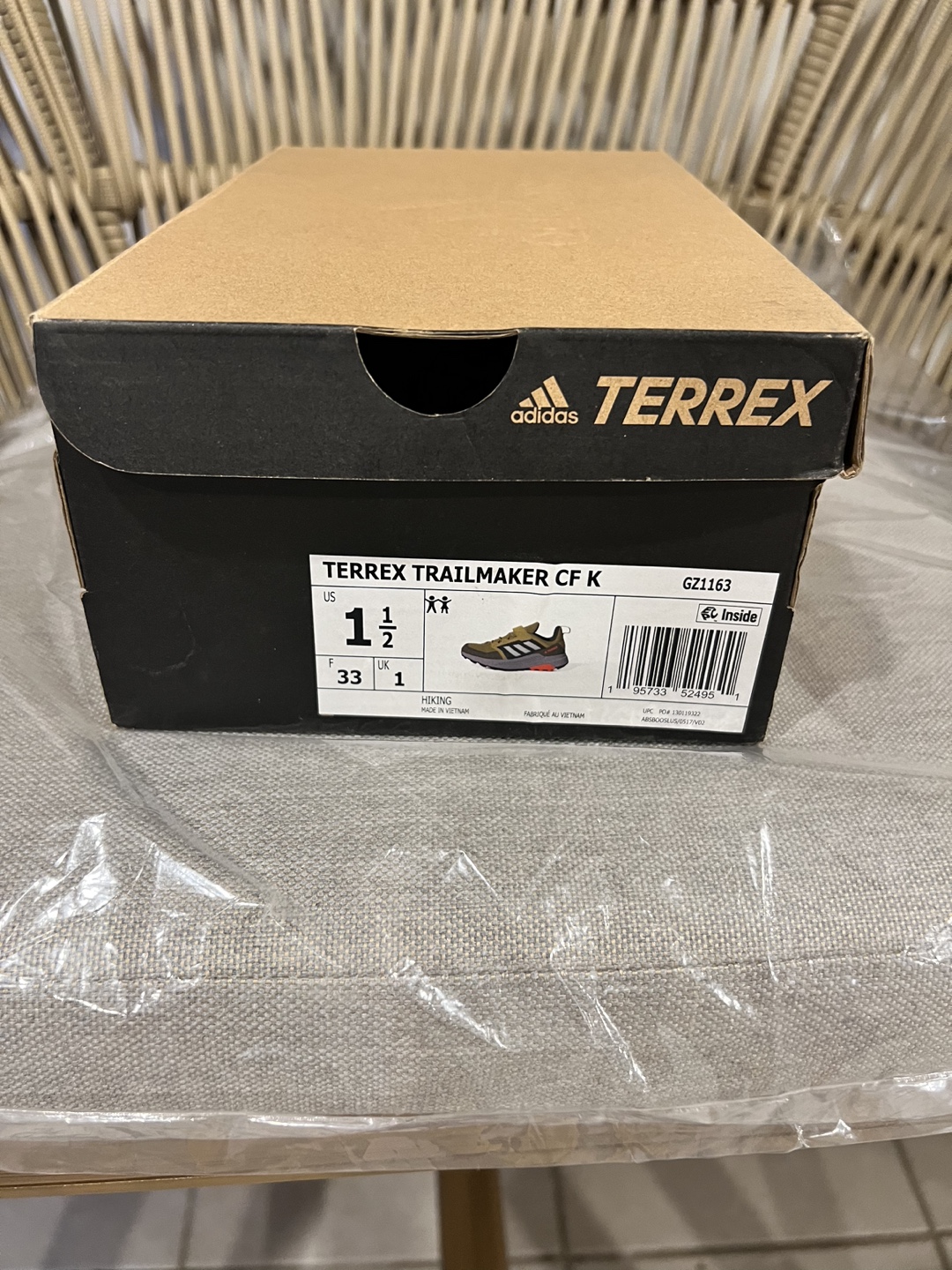 Adidas Terrex Trailmaker CF K Hiking Shoes Size 1 - photo 2
