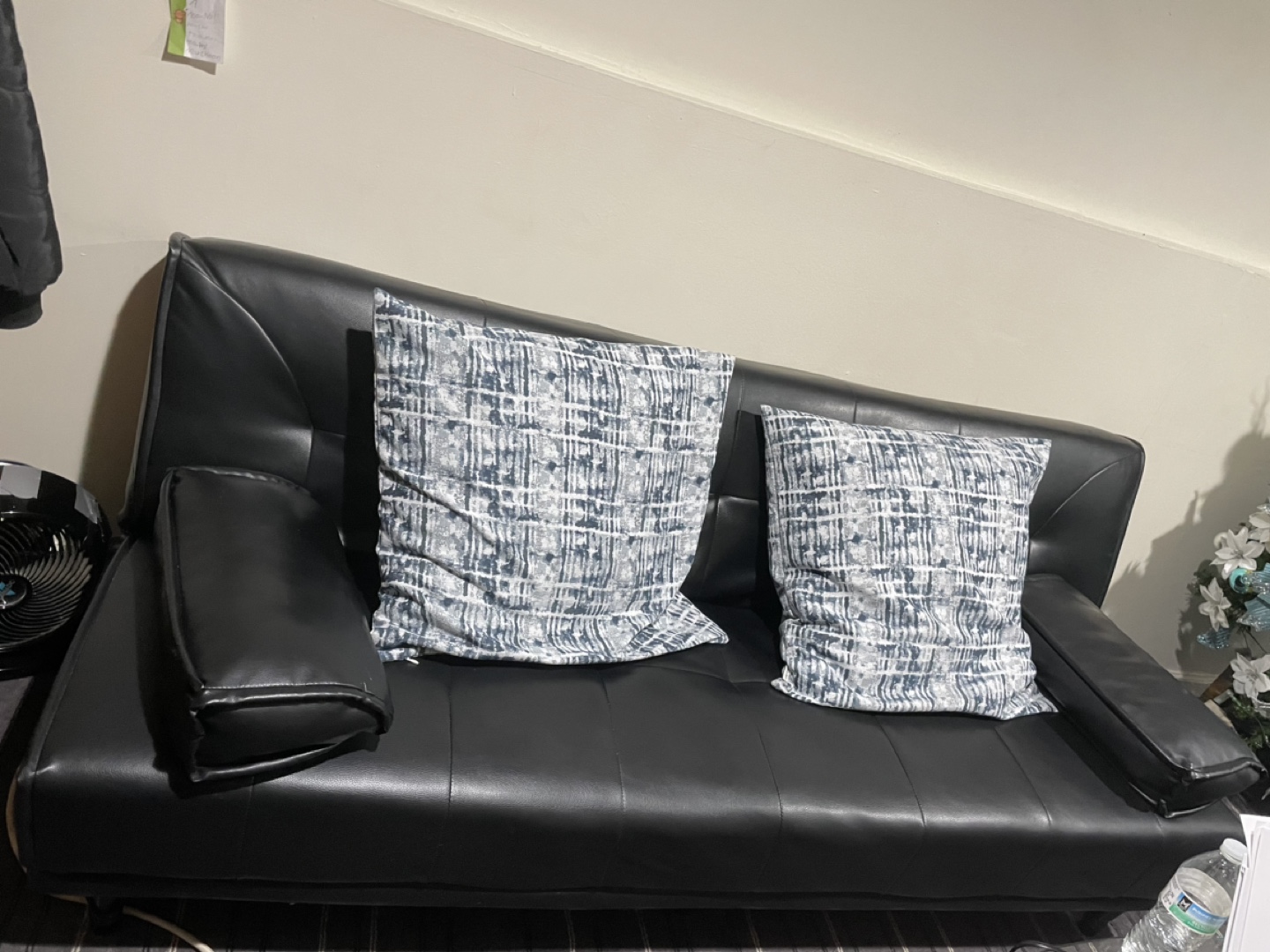 Black Futon Sofa Bed - photo 2