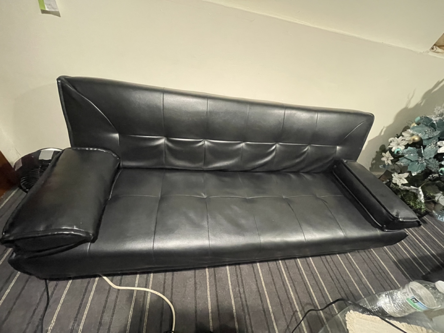 Black Futon Sofa Bed - photo 3