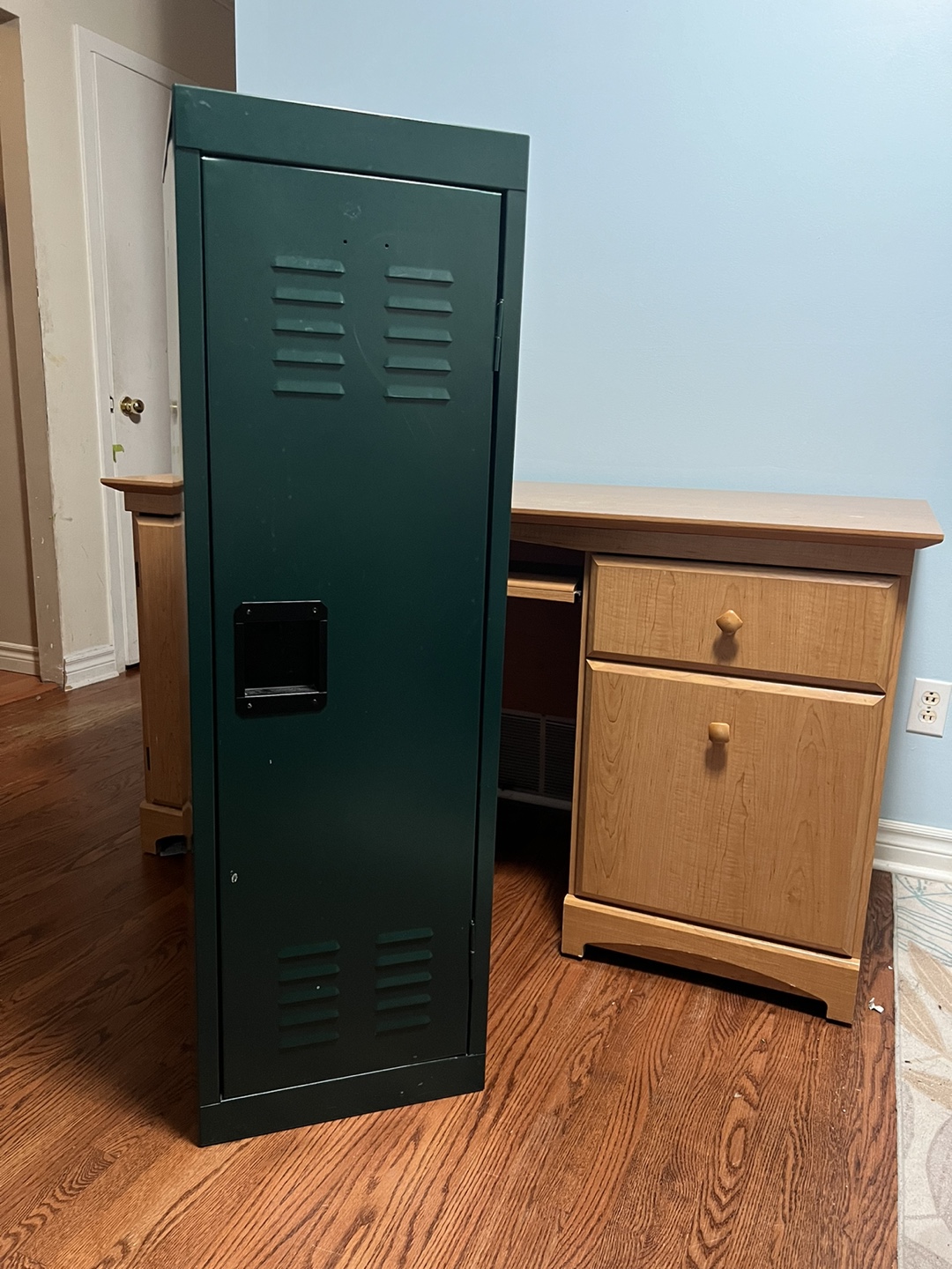 Green Metal Locker