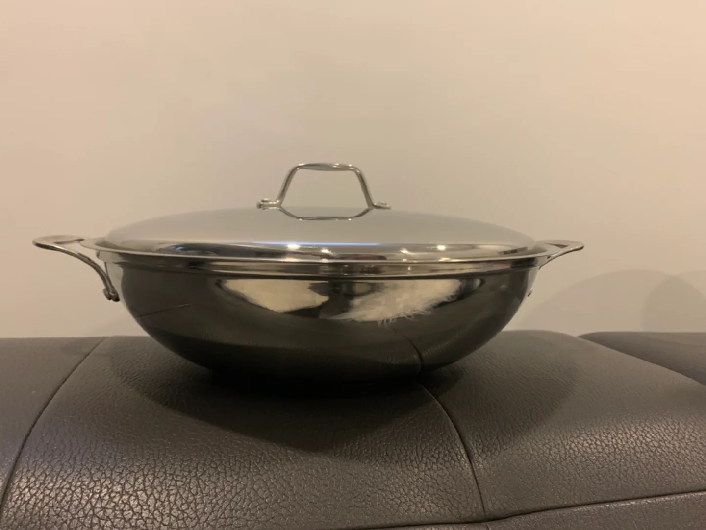 Stainless Steel Wok with Lid thumbnail