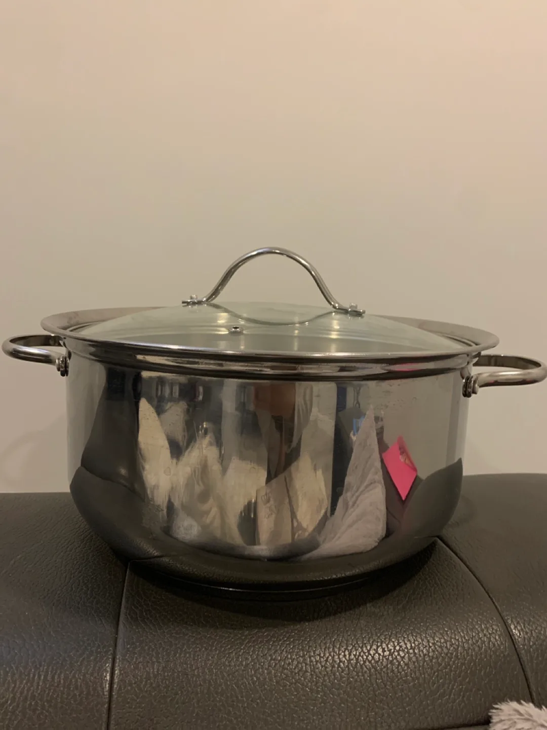 10/12 L   Stainless Steel Pot with Lid thumbnail