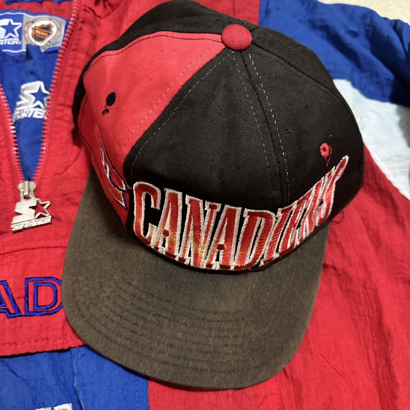 Vintage Starter Montreal Canadiens Jacket and Hat - photo 4
