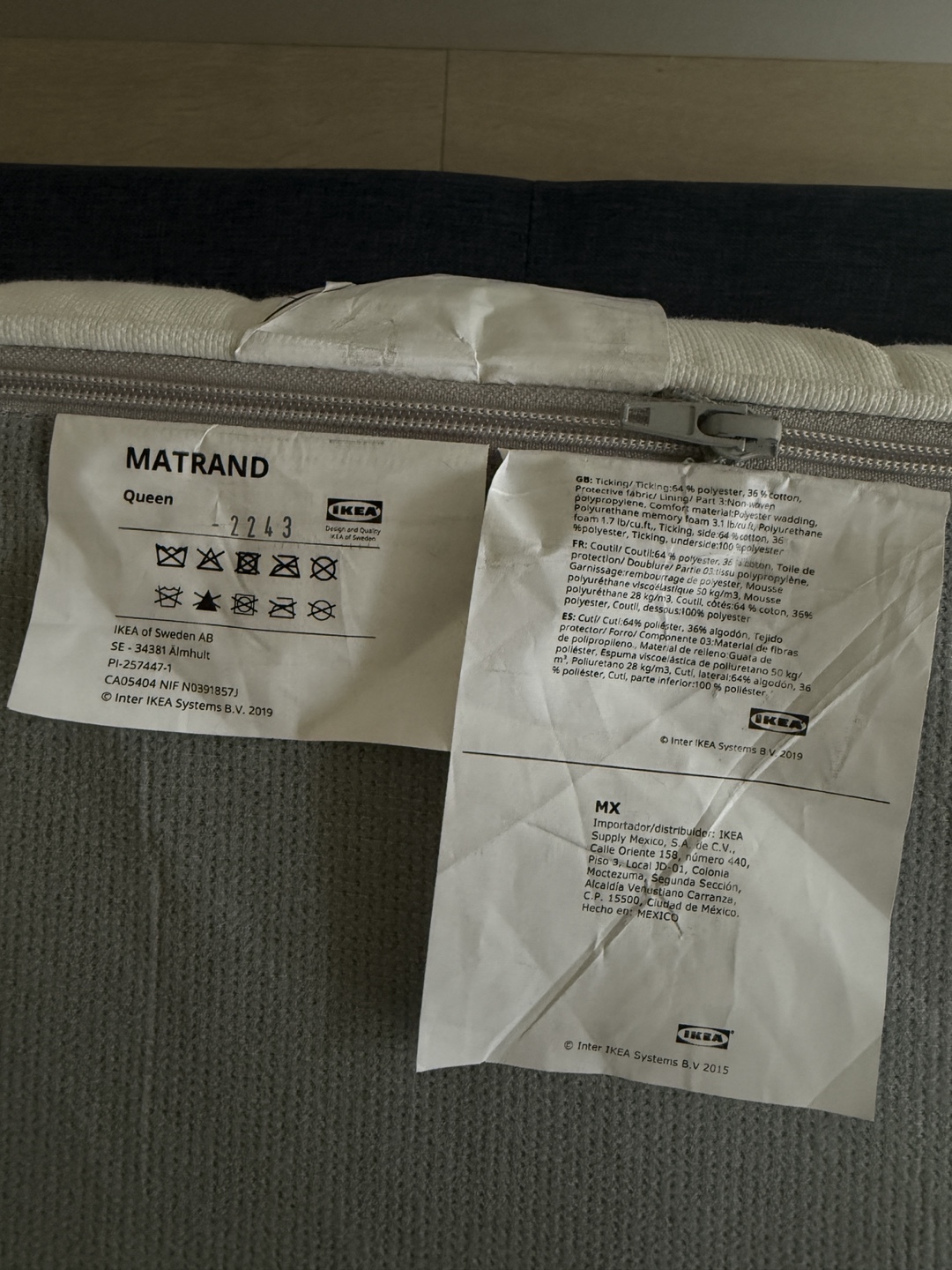 IKEA MATRAND Queen Mattress - photo 4