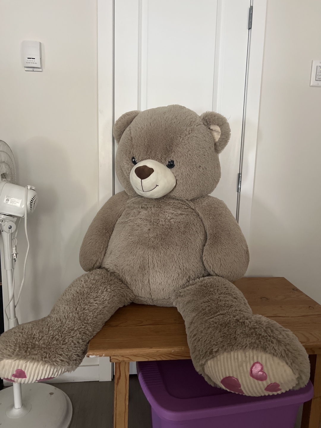 Large Plush Brown Teddy Bear #freecycle
