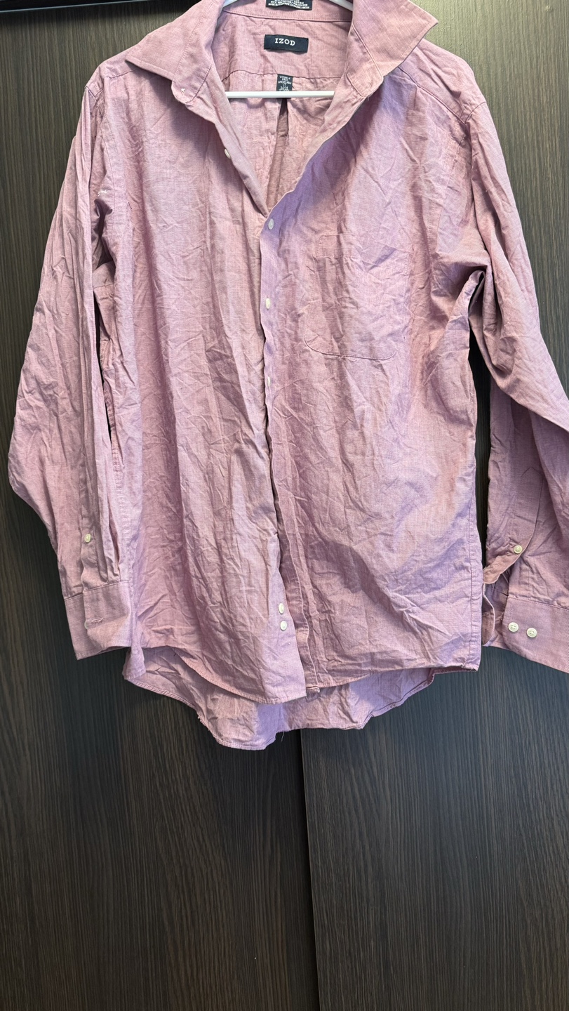 IZOD Wrinkle Free Long Sleeve Dress Shirt