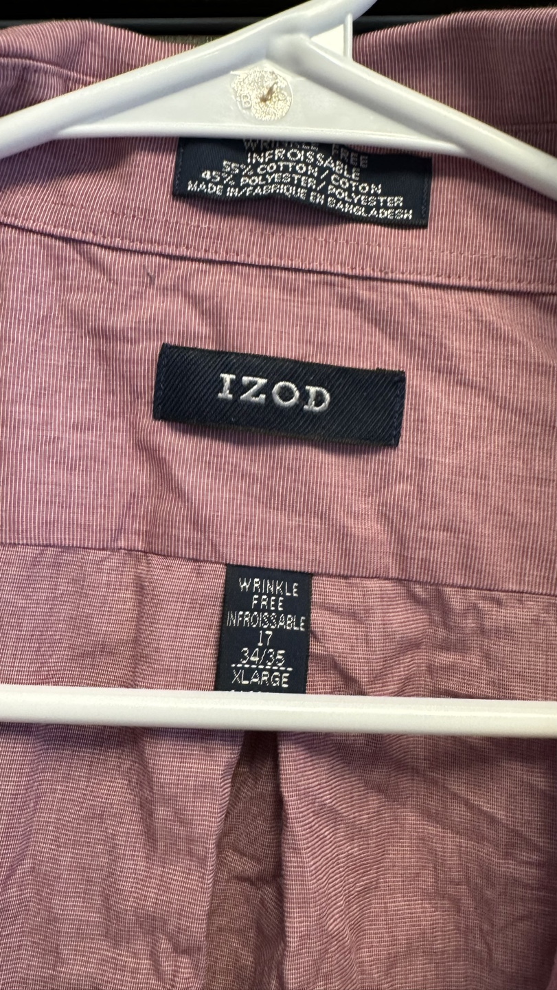 IZOD Wrinkle Free Long Sleeve Dress Shirt - photo 2
