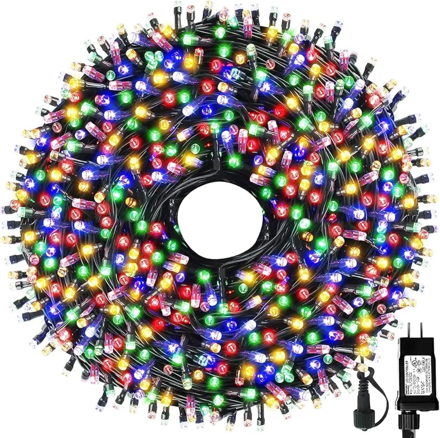 105ft 300 LED Multicolor Christmas Lights