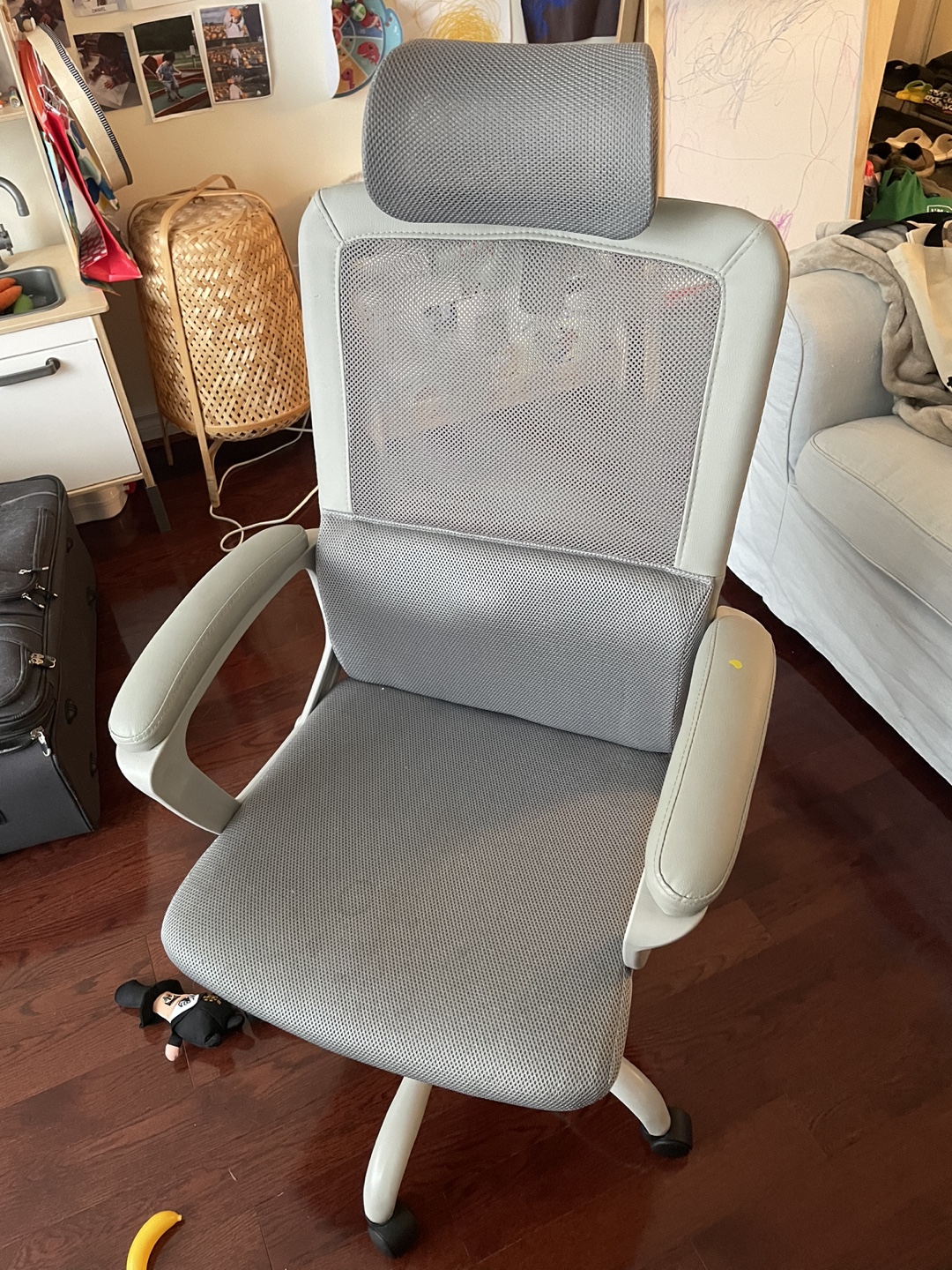 Grey Mesh Office Chair
