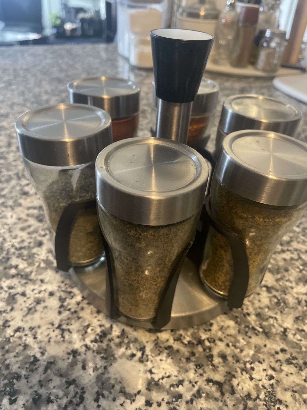 Spice Rack with 6 Jars
