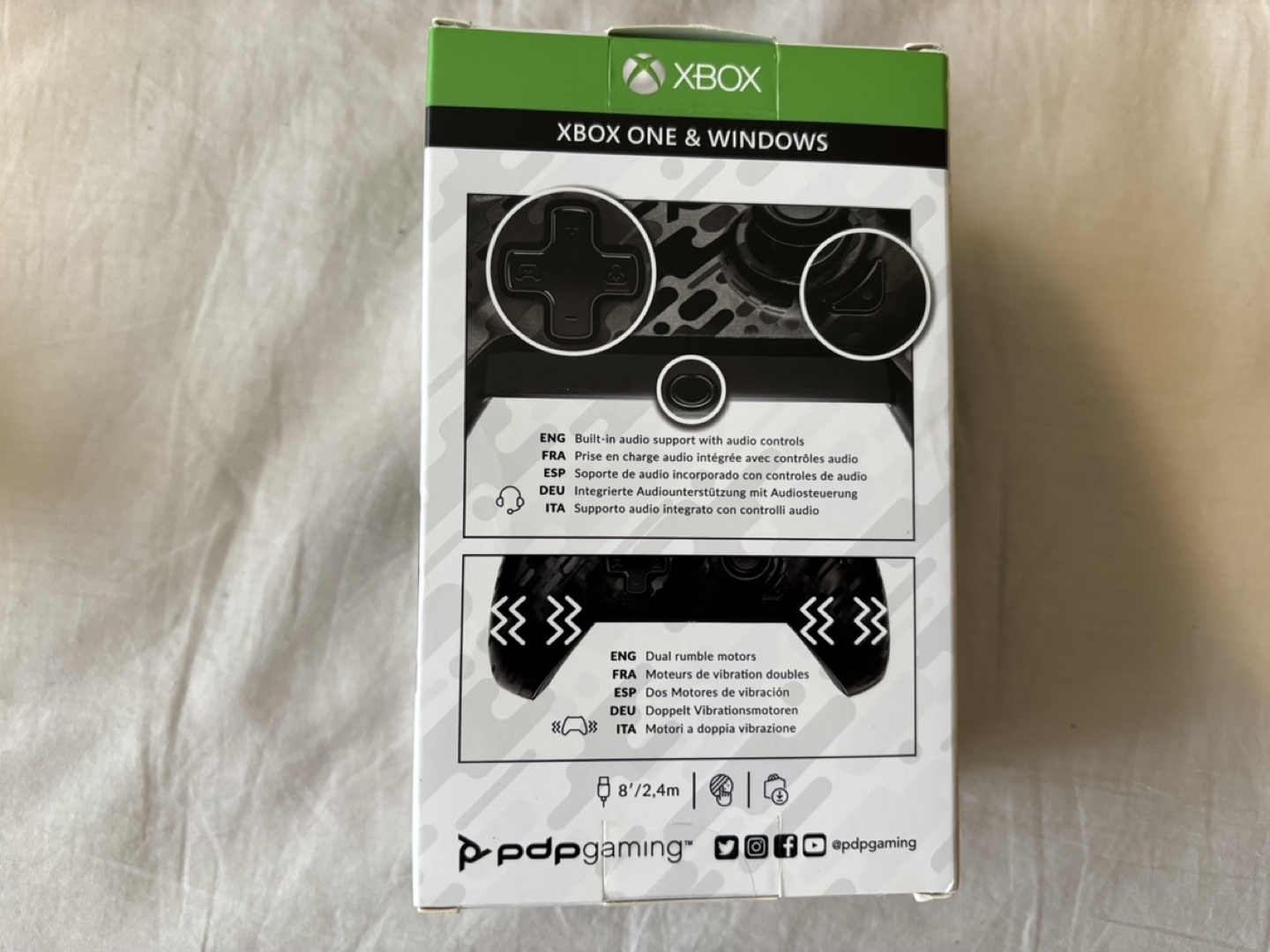 PDP Gaming Wired Controller for Xbox One & Computer - photo 3
