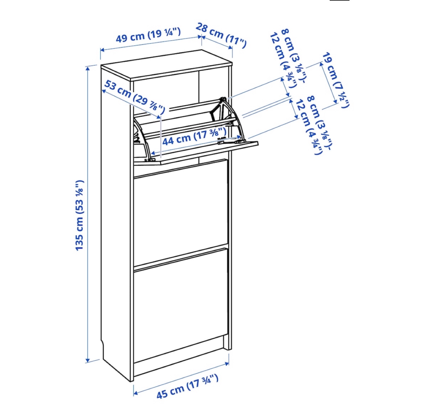 IKEA 3-Tier Shoe Cabinet - photo 5