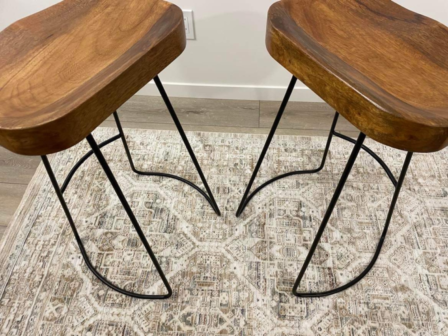 Set of 2 Bar Stools - photo 2