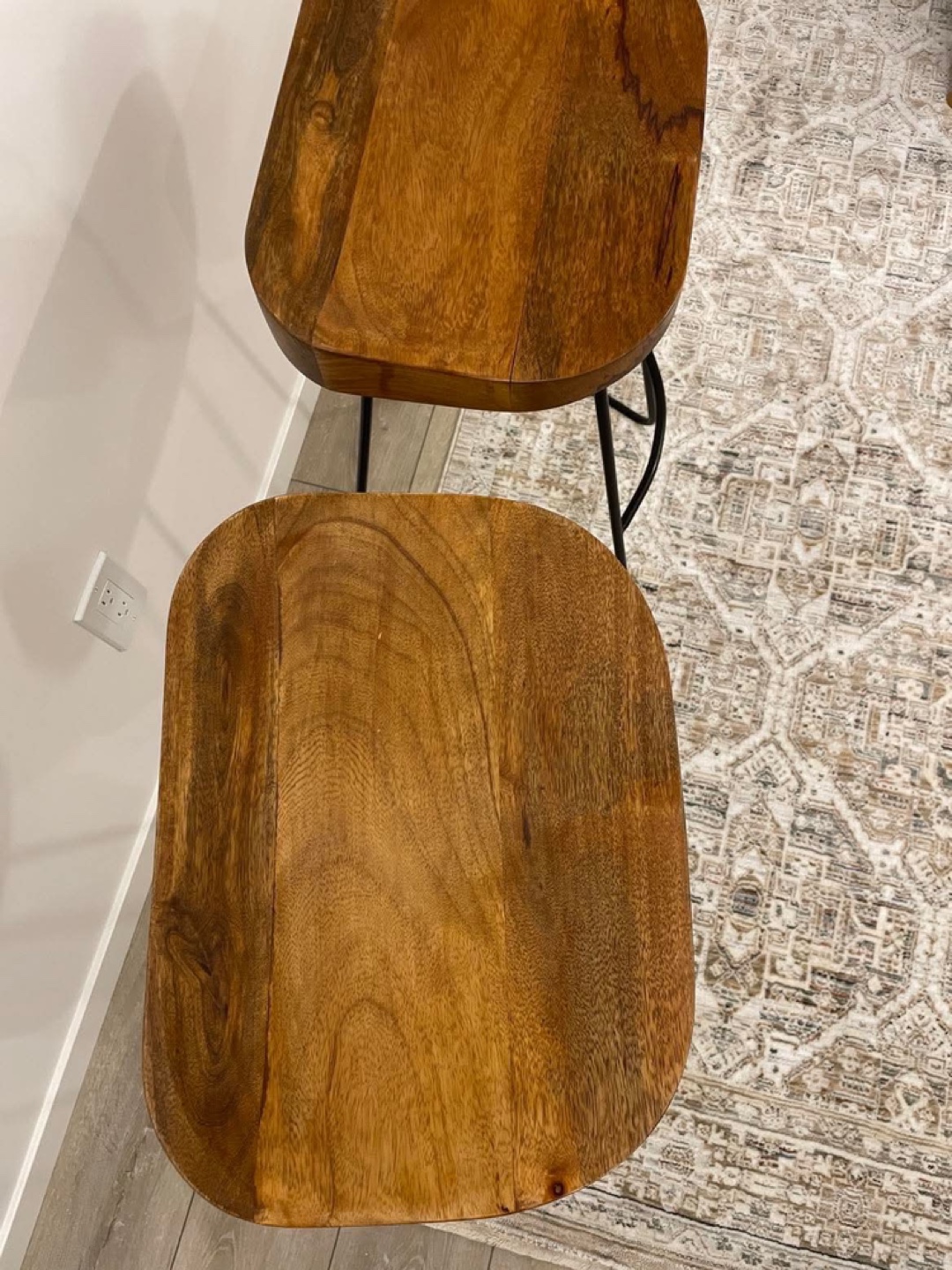 Set of 2 Bar Stools - photo 3