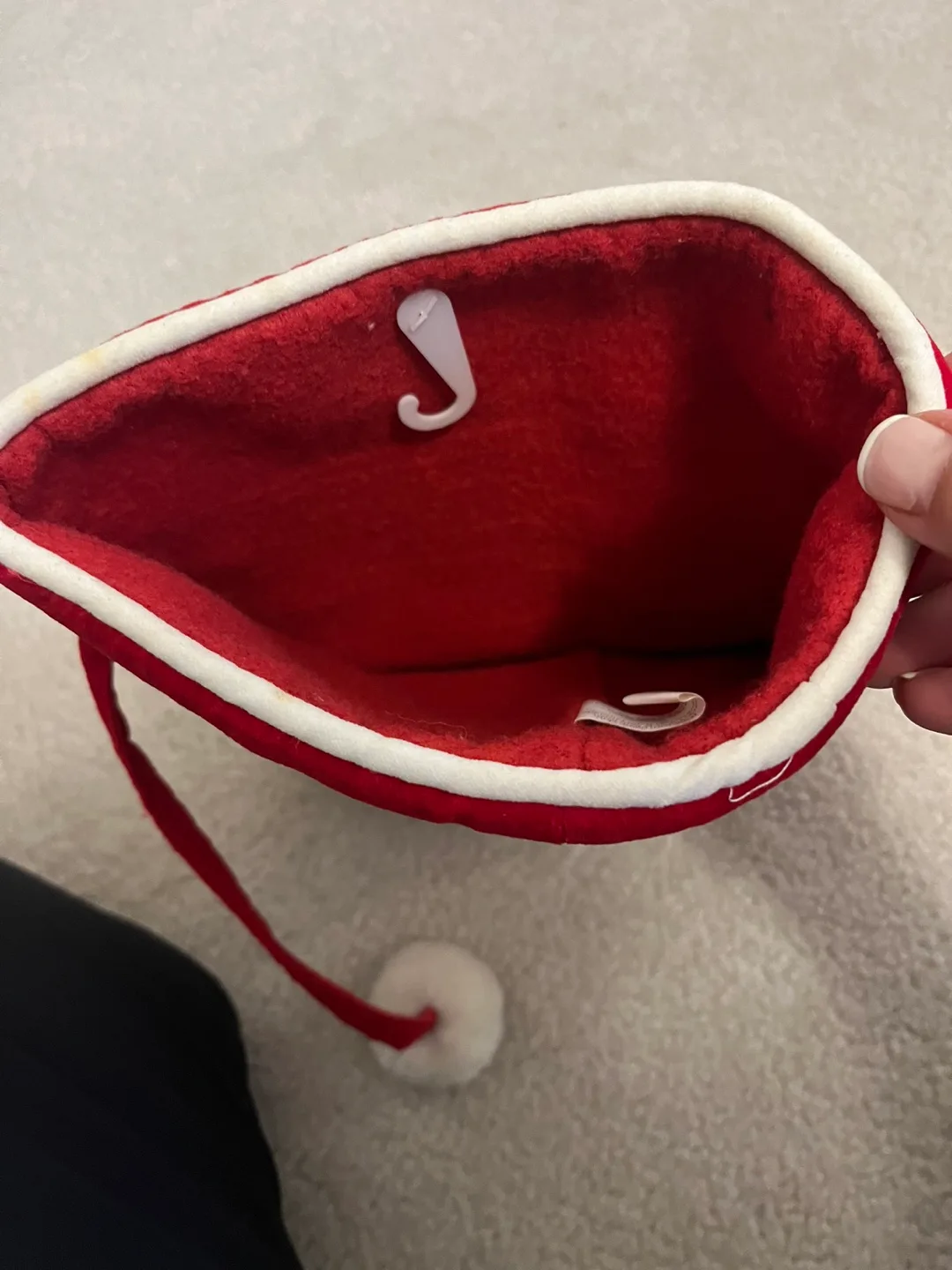 Red Velvet Christmas Stocking image indicator(3)