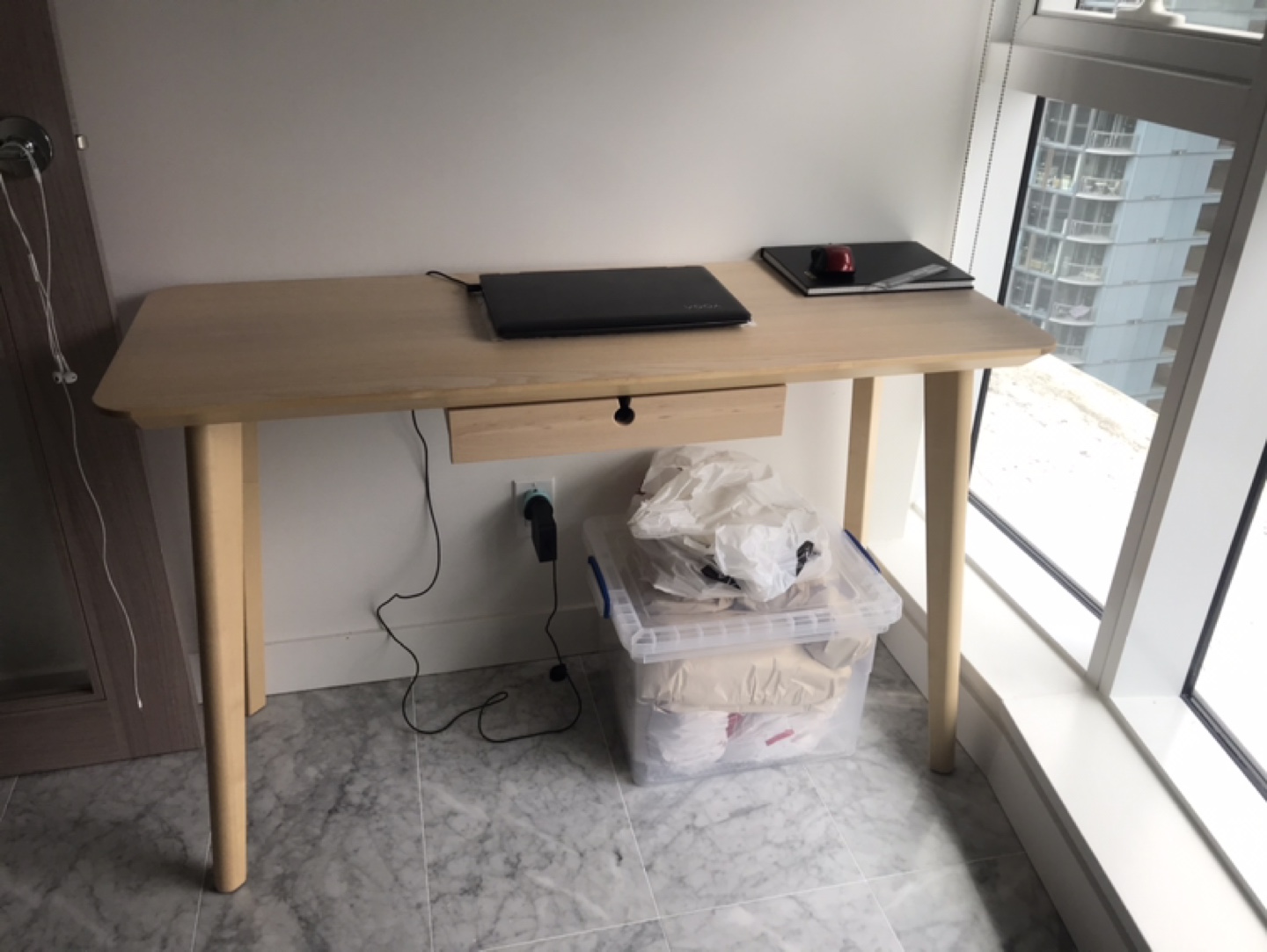 Bamboo office desk (moving sale till Jan 27) - photo 2