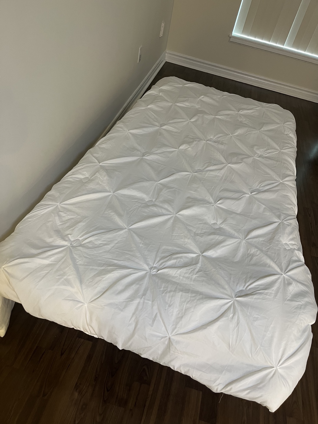 White comforter